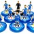 Subbuteo Andrew Table Soccer Greece Custom made National Team on WSB Professional bases